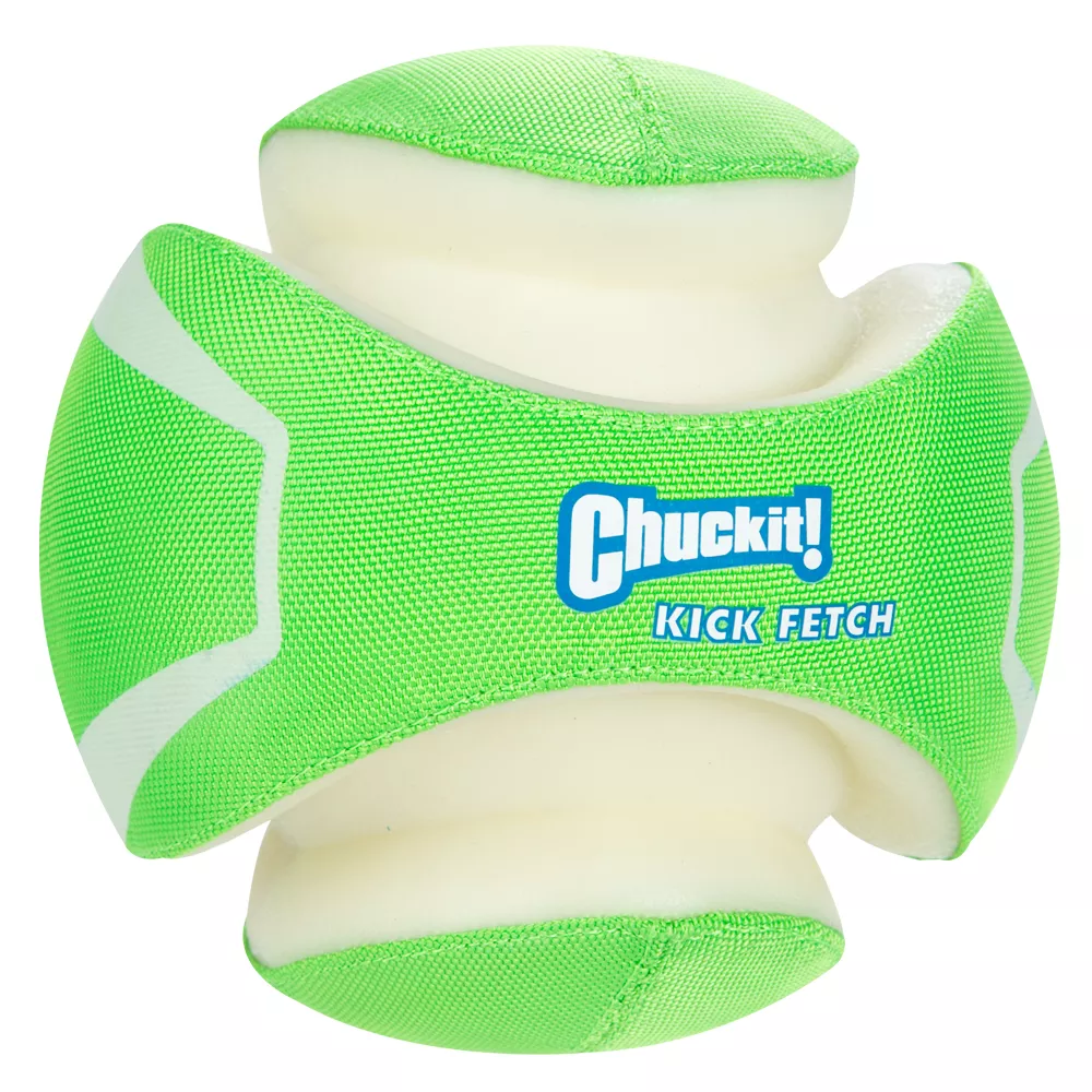 Chuckit!® Kick Fetch Ball Dog Toy - Glow in the Dark