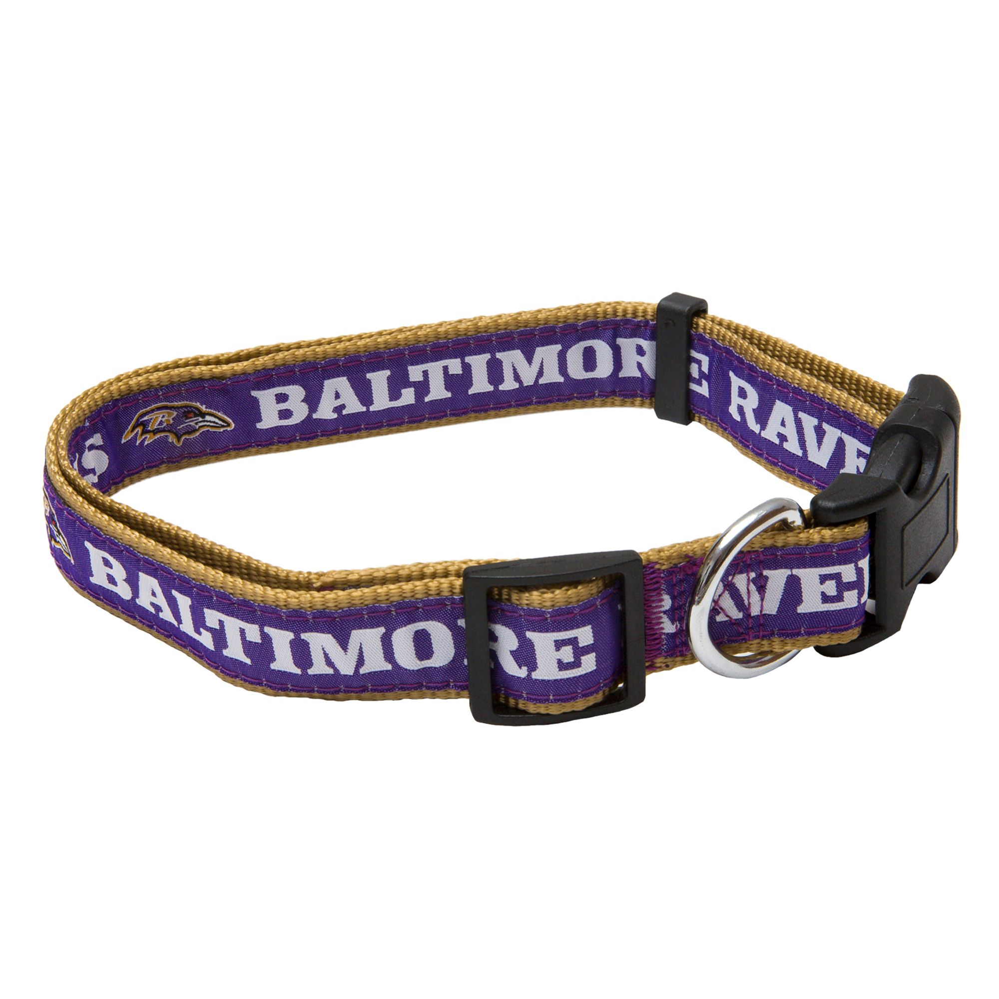 Pets First Baltimore Ravens Pet Collar - Medium