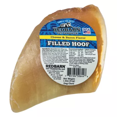 Product Redbarn Cheese & Bacon Filled Hoof Dog Treat