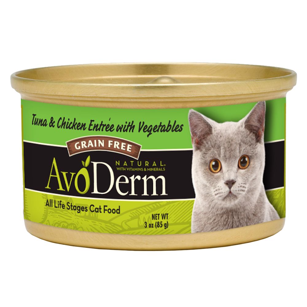 AvoDerm® Natural Cat Food - Grain Free, Tuna & Chicken ...