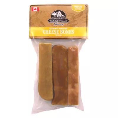 Product Richmond Valley Farms Cheese Bones Dog Treats - 3 Pack