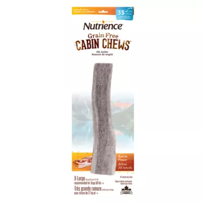 Product Nutrience® Cabin Chews Grain Free Bacon Large Breed Split Elk Antler Dog Treat