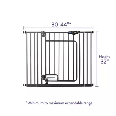 Product Top Paw® Hands-Free Walk-Through Pet Gate