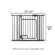 Product Top Paw® Hands-Free Walk-Through Pet Gate