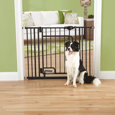 Product Top Paw® Hands-Free Walk-Through Pet Gate