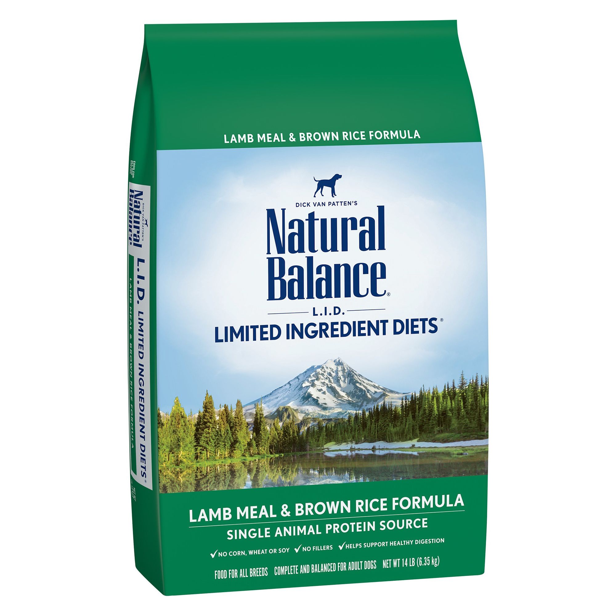 Natural Balance Limited Ingredient Diets Dog Food Lamb Meal & Brown