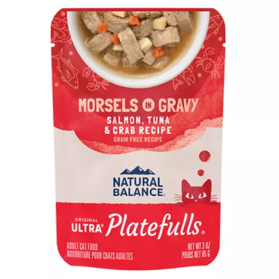 Product Natural Balance Platefulls Adult Cat Food - Grain Free, Salmon, Tuna & Crab