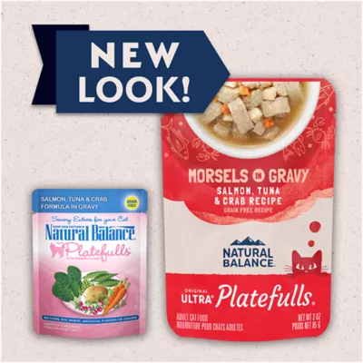 Product Natural Balance Platefulls Adult Cat Food - Grain Free, Salmon, Tuna & Crab