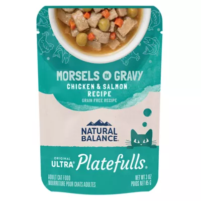 Product Natural Balance Platefulls Adult Cat Food - Grain Free, Chicken & Salmon