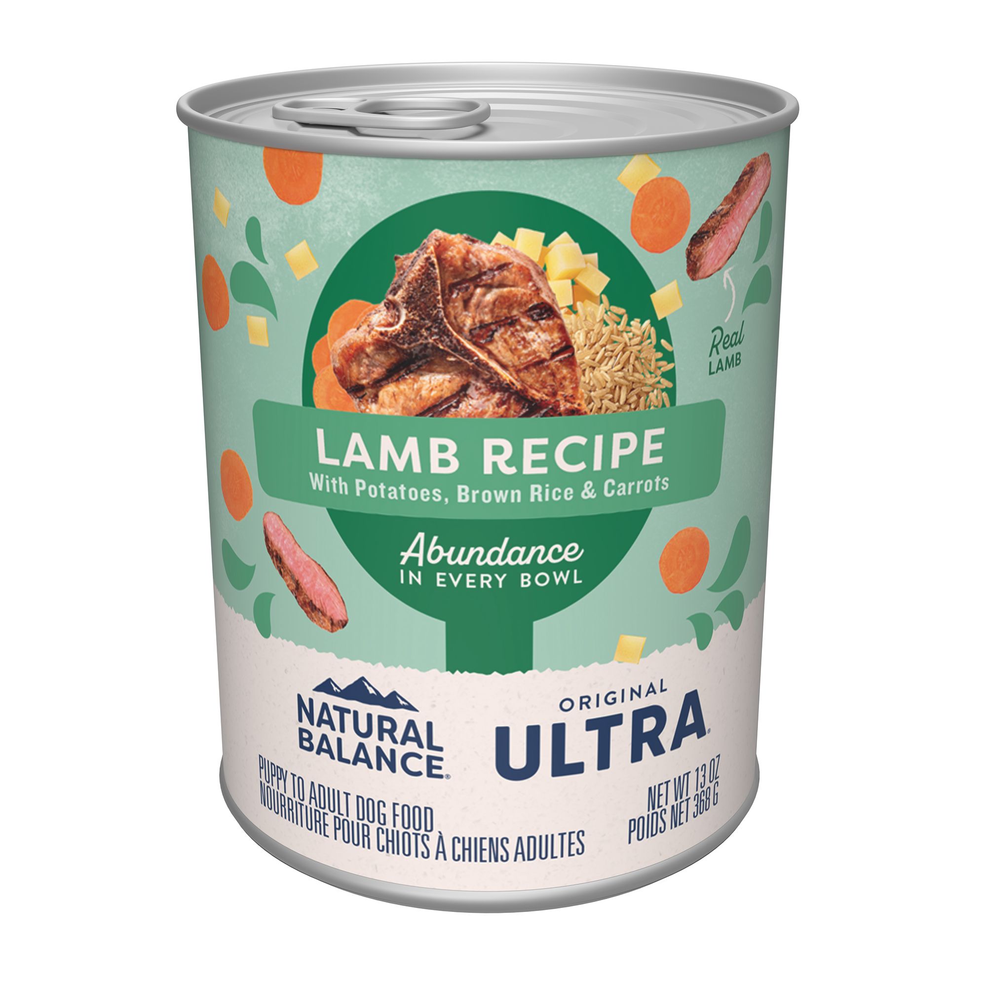 Natural Balance Ultra Premium Adult Wet Dog Food Lamb