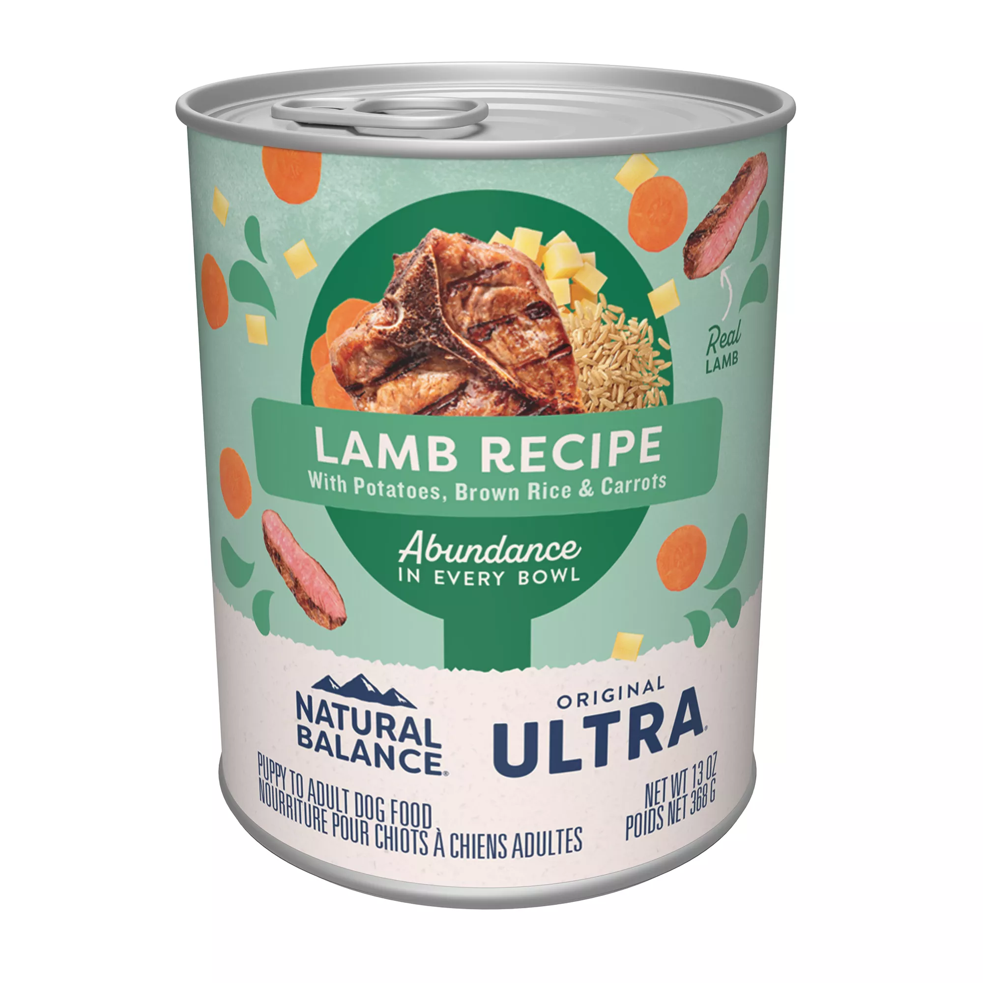 Natural Balance Ultra Premium Adult Wet Dog Food - Lamb