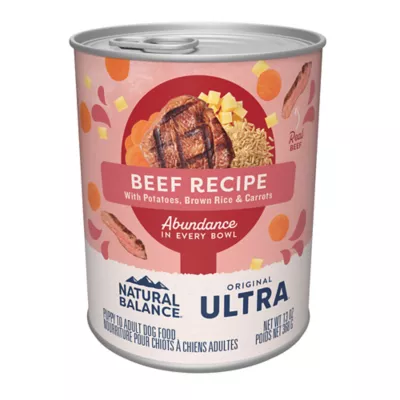 Product Natural Balance Ultra Premium Adult Wet Dog Food - Beef