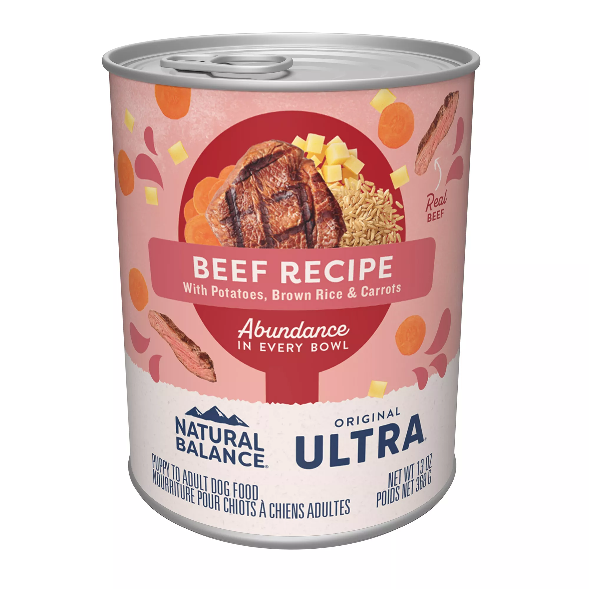 Natural Balance Ultra Premium Adult Wet Dog Food - Beef