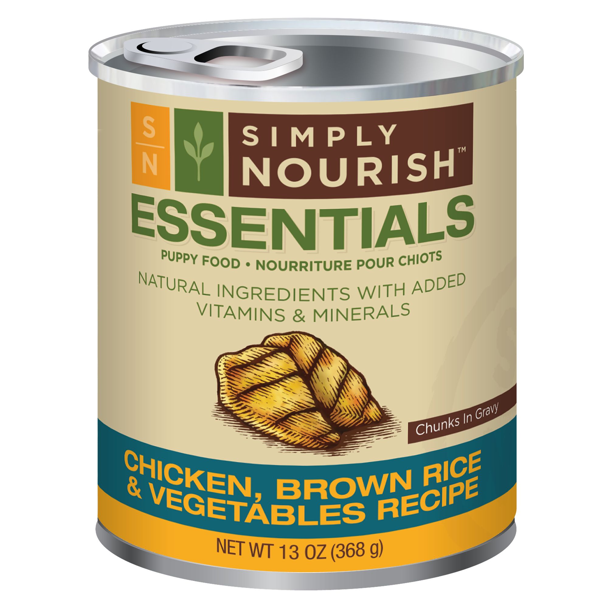 Simply Nourish™ Essentials Puppy Food Natural, Chicken, Brown Rice