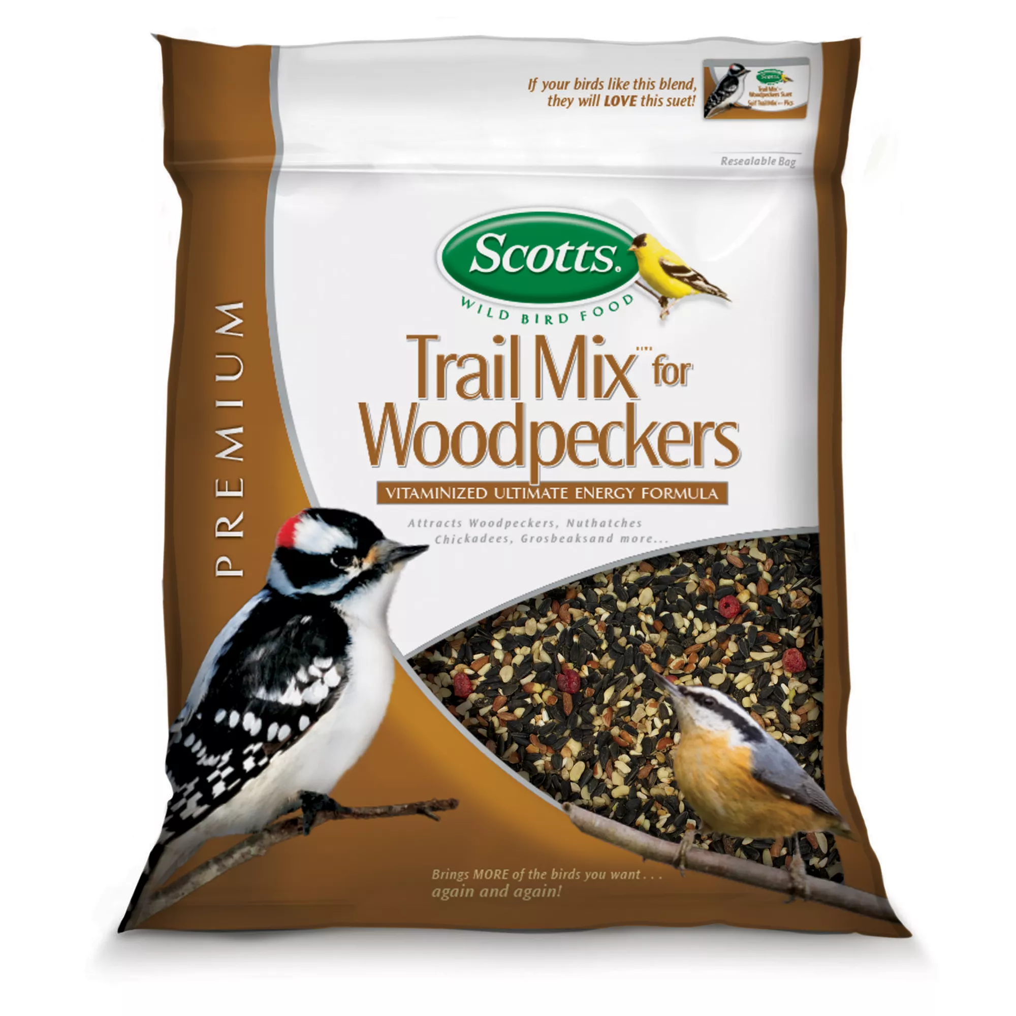 Scotts® Trail Mix for Woodpeckers Wild Bird Food