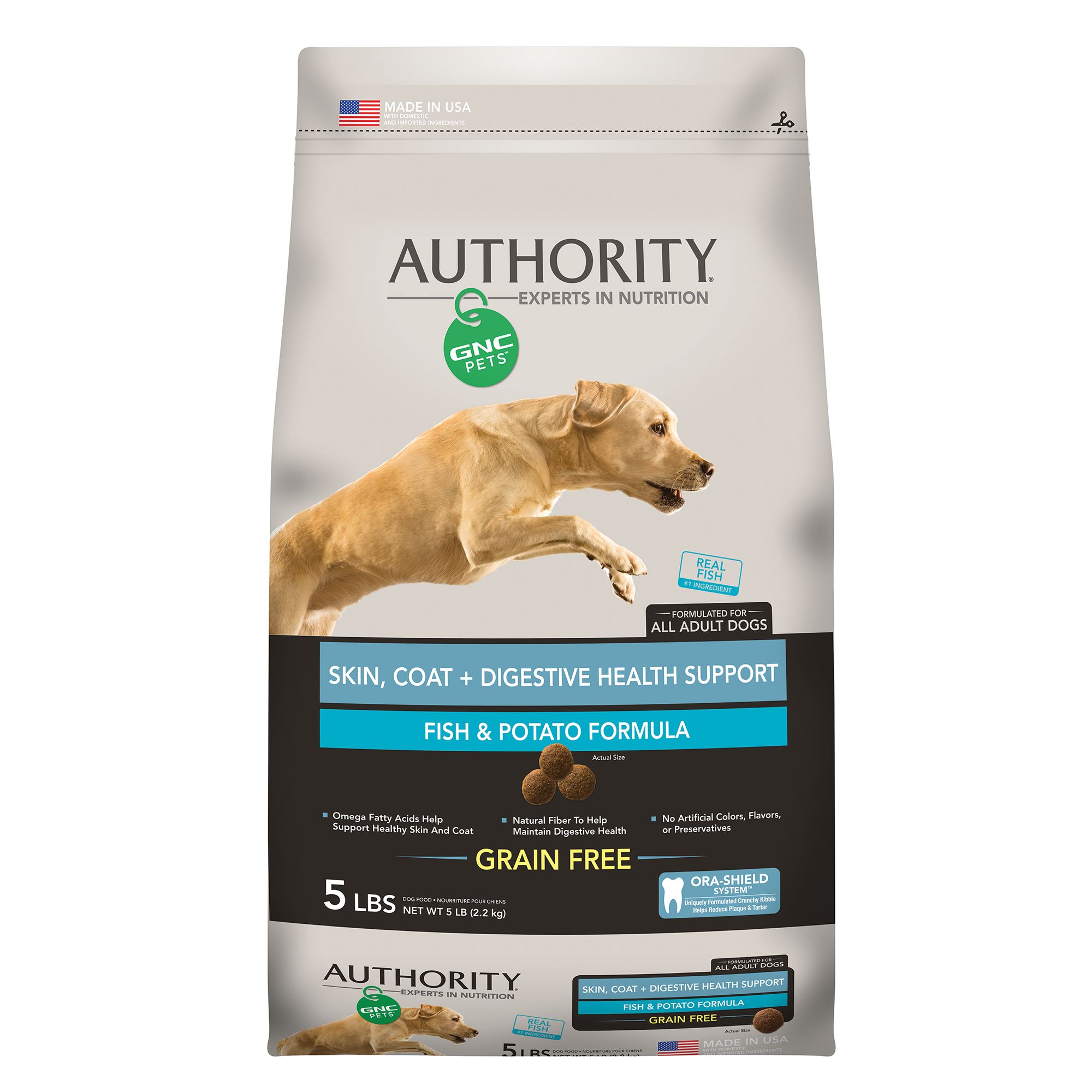 Authority® GNC Pets® Skin, Coat+ Digestive Health Support Adult Dog