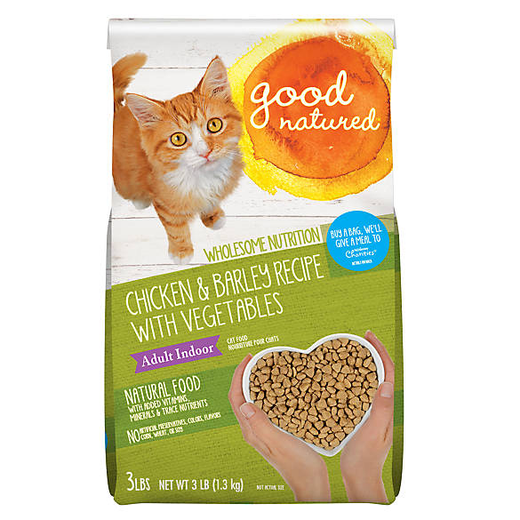 Good Natured™ Adult Indoor Cat Food Natural, Chicken & Barley cat