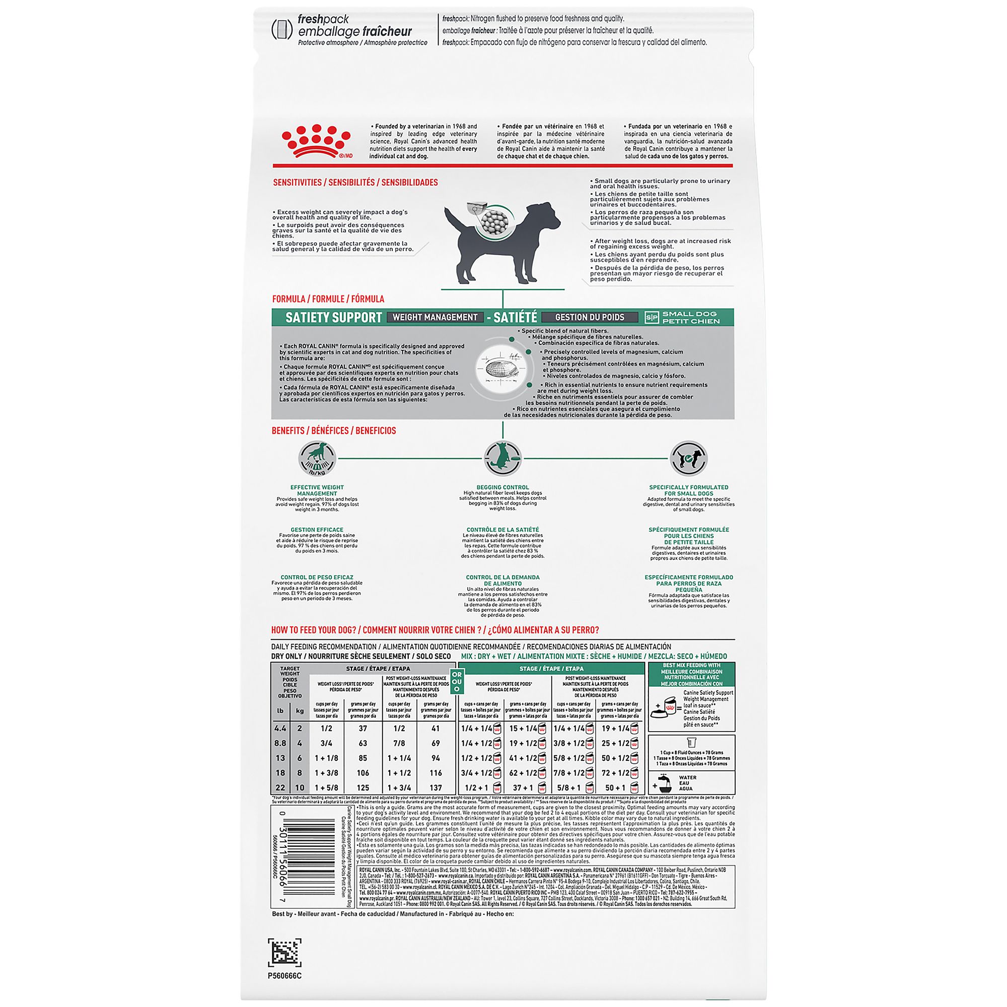 royal canin veterinary diet canine satiety support