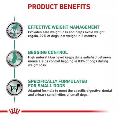 Product Royal Canin® Veterinary Diet Satiety Support Adult Small Breed Dry Dog Food