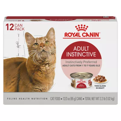 Product Royal Canin® Feline Health Nutrition Instinctive Adult Cat Slices in Gravy Wet Food  3 oz can 12ct