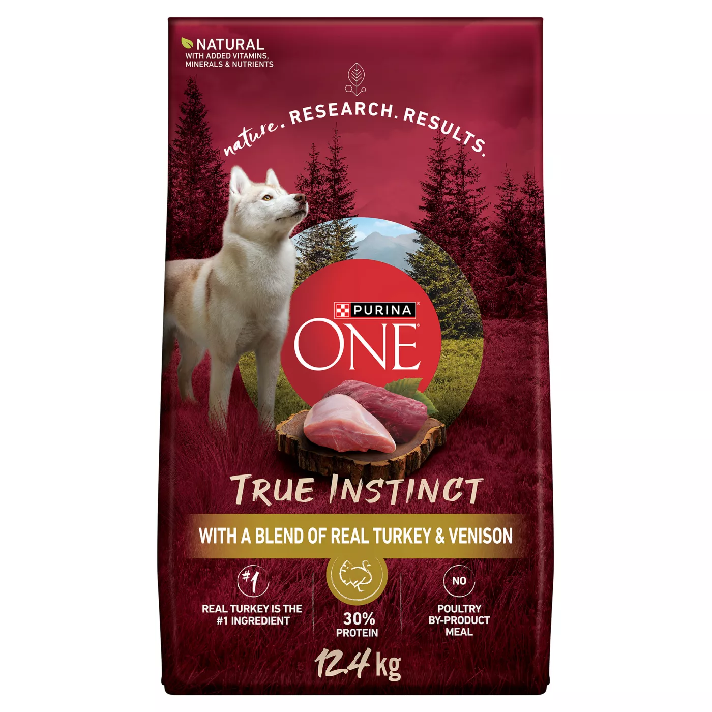 Purina ONE SmartBlend True Instinct Natural Dry Dog Food Turkey Venison