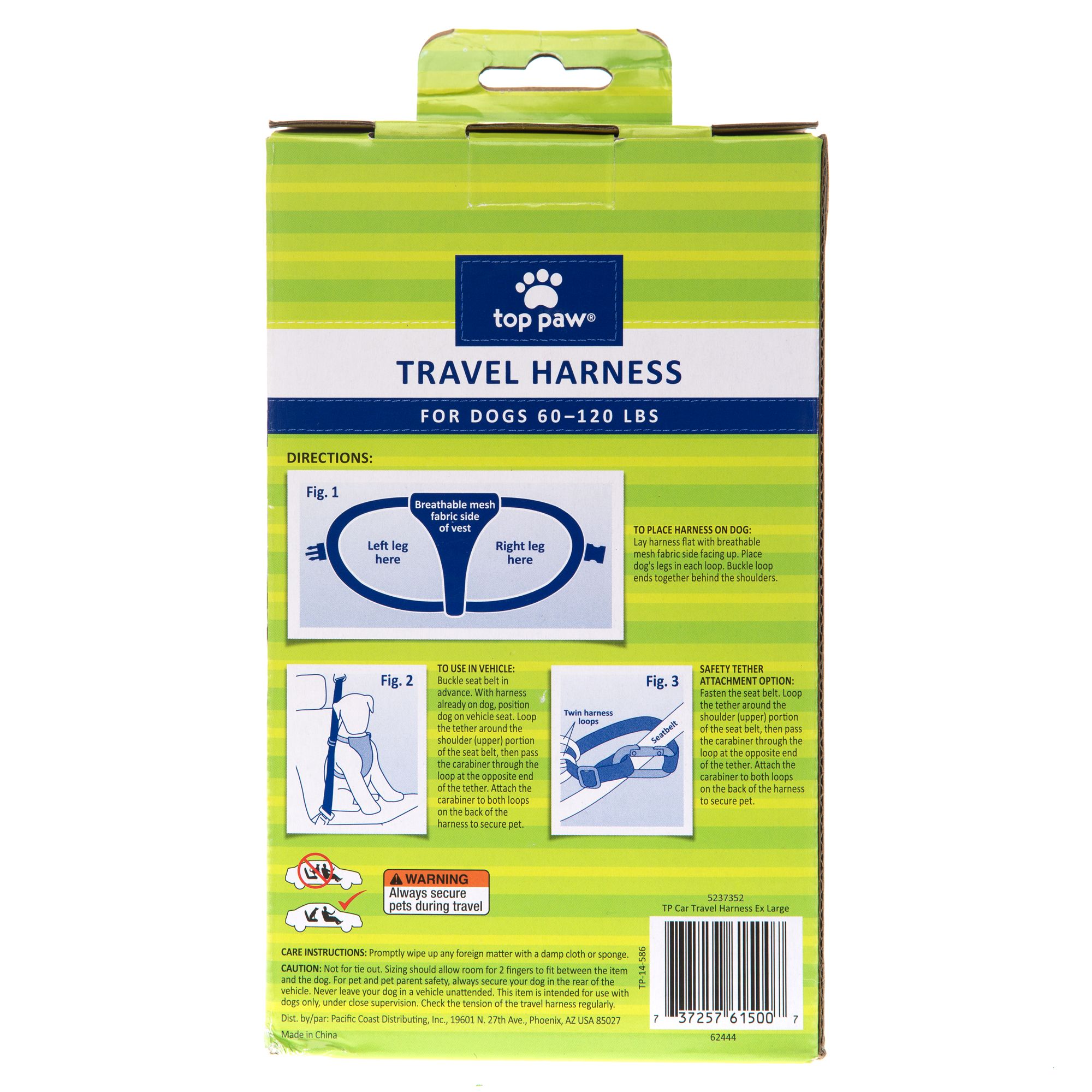 Top Paw Travel Dog Harness Dog Harnesses Petsmart