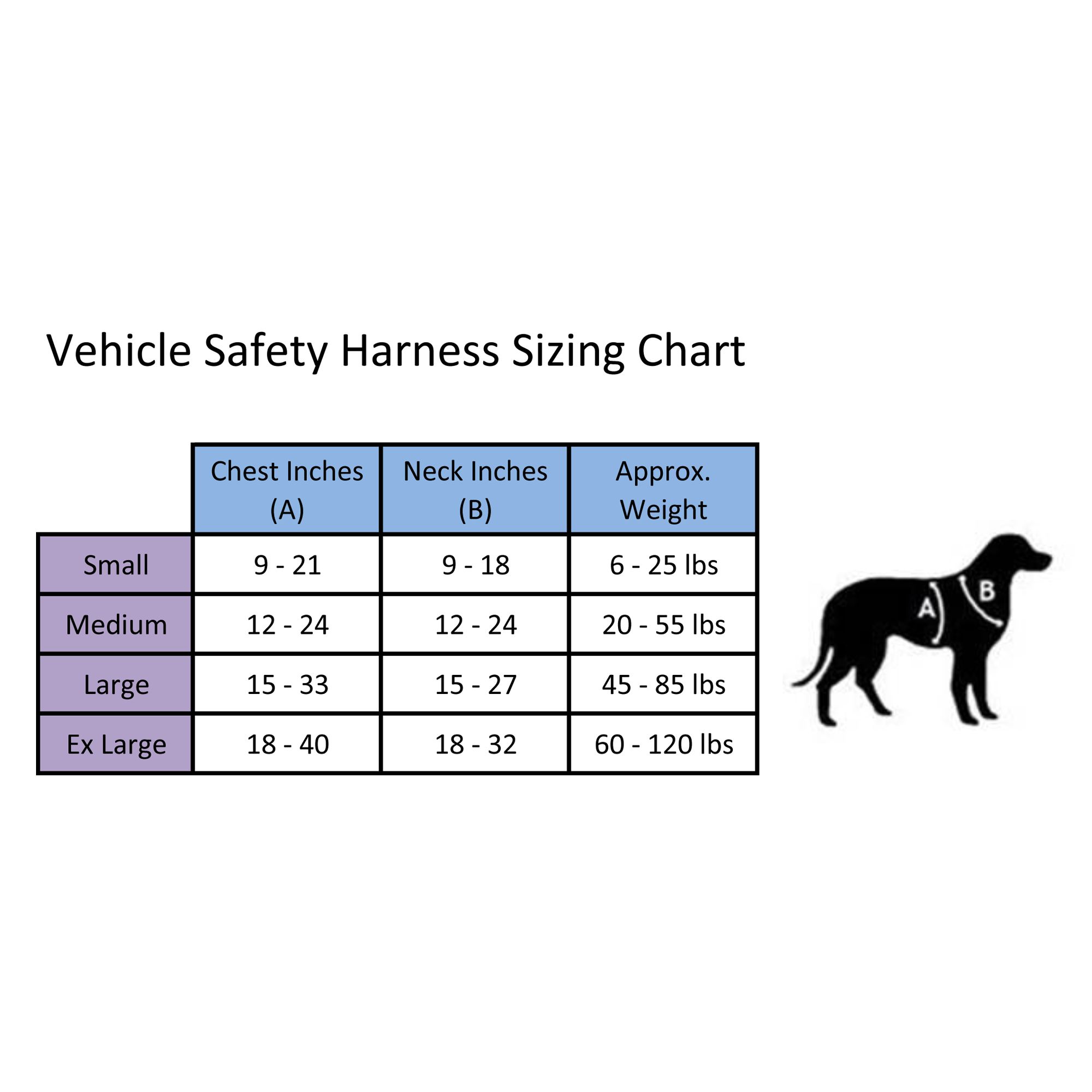 dog harness sizing