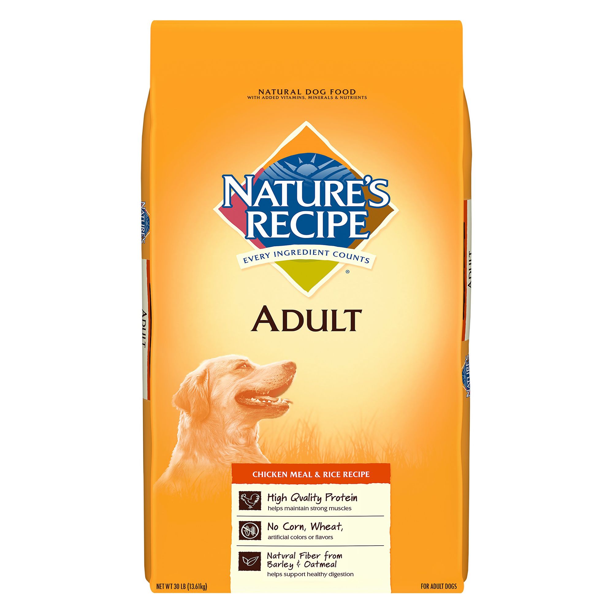 Nature' Recipe Adult Dog Food - Natural 