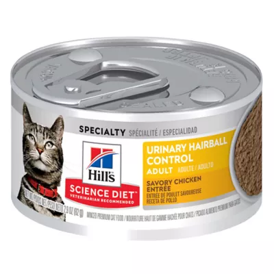 Product Hill's® Science Diet® Urinary Hairball Control Adult Wet Cat Food - Minced, 2.9 oz