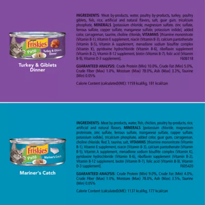 Product Purina® Friskies®  Adult Cat Wet Food - Variety Pack, 32 CT, 176 OZ