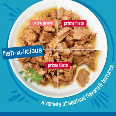 Friskies® Fish-A-Licious Adult Cat Wet Food - Variety Pack, 32 CT, 176 OZ - Image 6