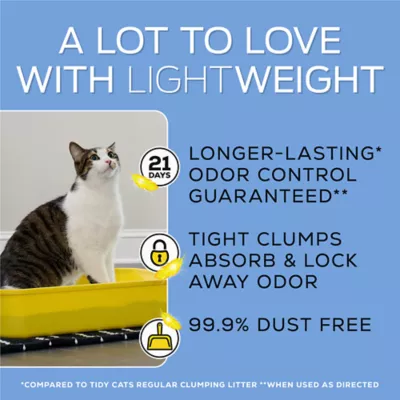 Purina® Tidy Cats® Lightweight With Glade Clumping Multi-Cat Clay Cat Litter - Clear Springs Scent - Image 9