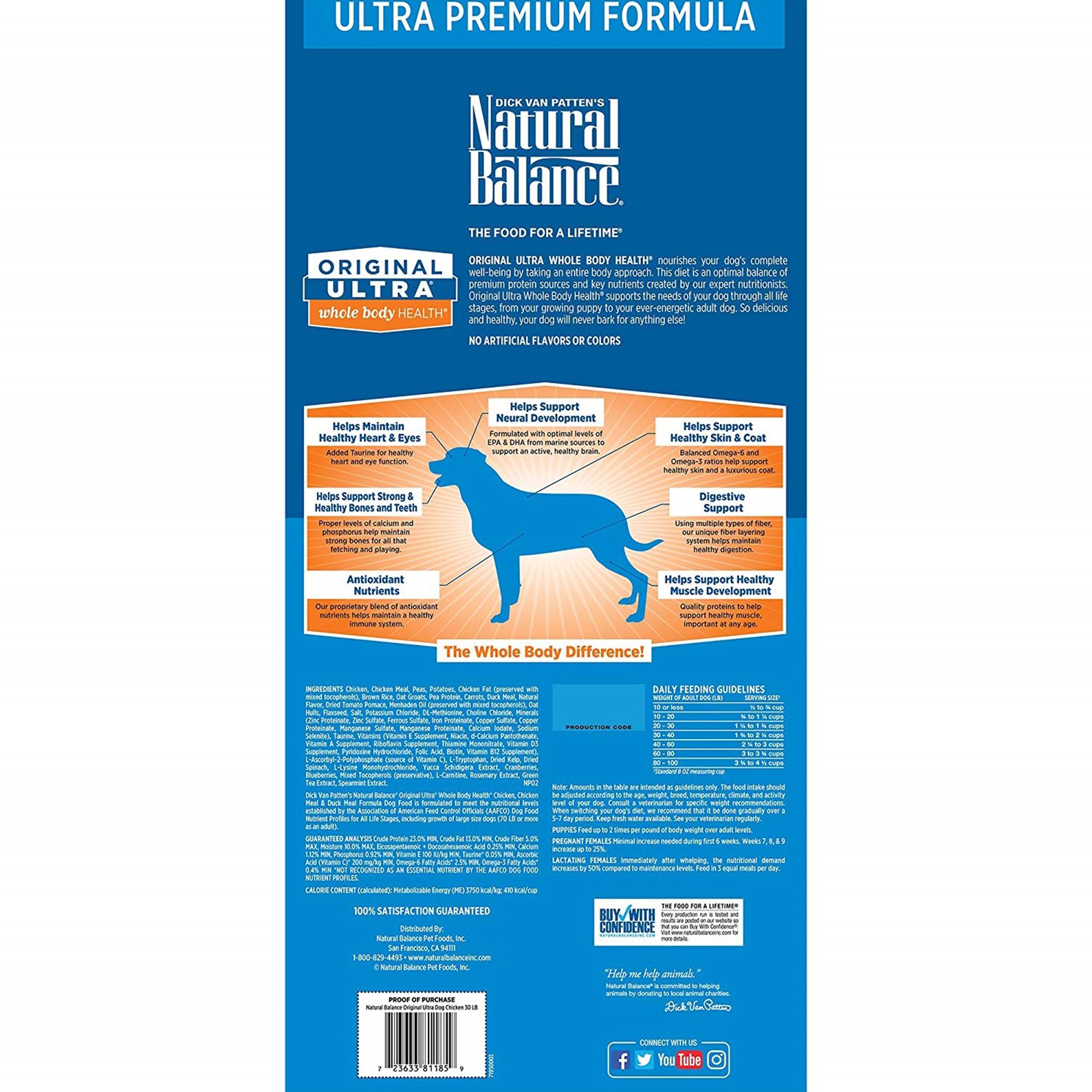 natural balance original ultra dog food