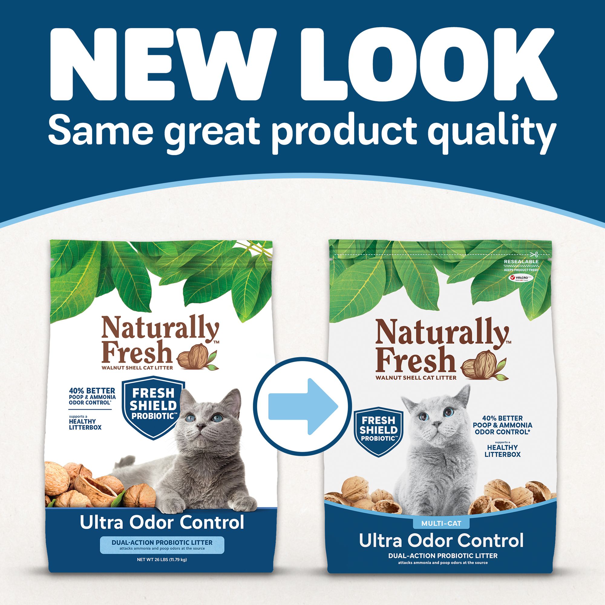 Naturally Fresh&trade; Ultra Odor Control Multi-Cat Walnut Cat Litter - thumbnail 3