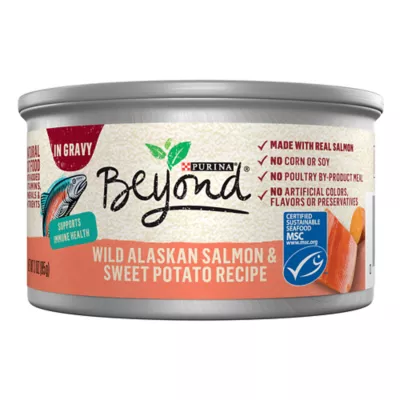 Product Purina® Beyond® Grain Free Adult Cat Wet Food - 3.33 oz., Natural, Non-GMO, Grain Free