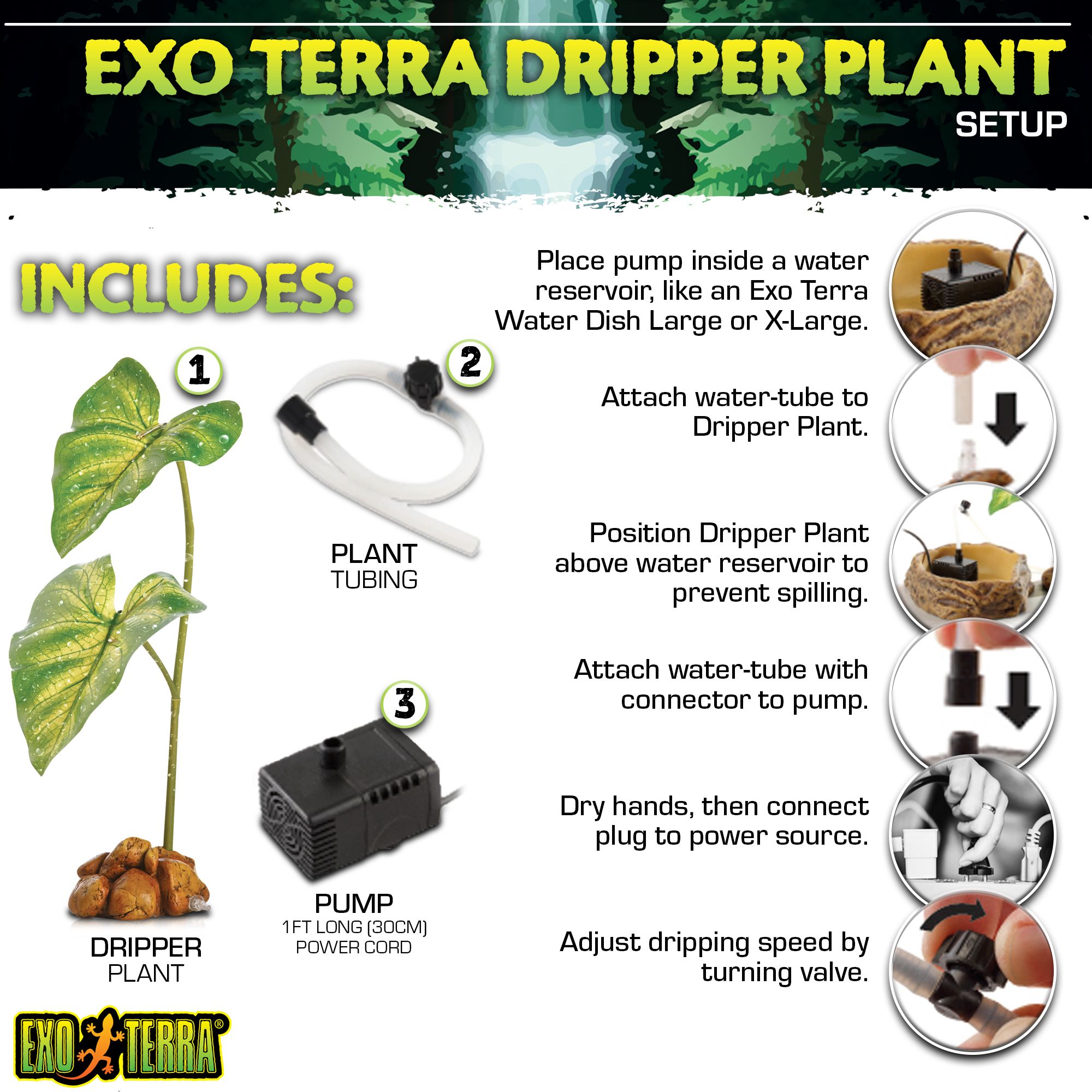 Exo Terra® Dripper Reptile Pplant - thumbnail 4