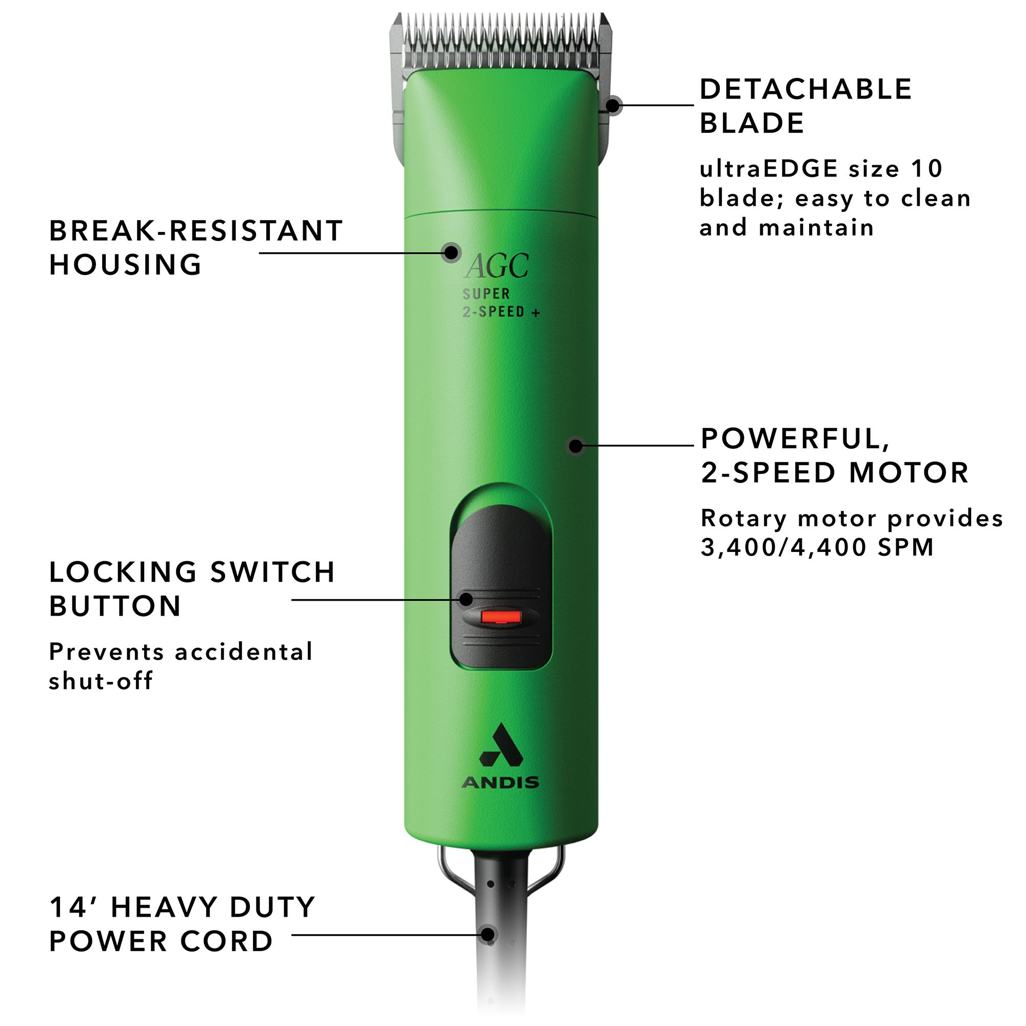 andis super 2 speed dog clipper