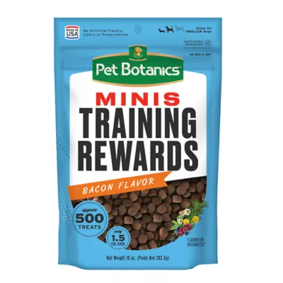 Pet Botanics Bacon Mini Training Reward Dog Treat