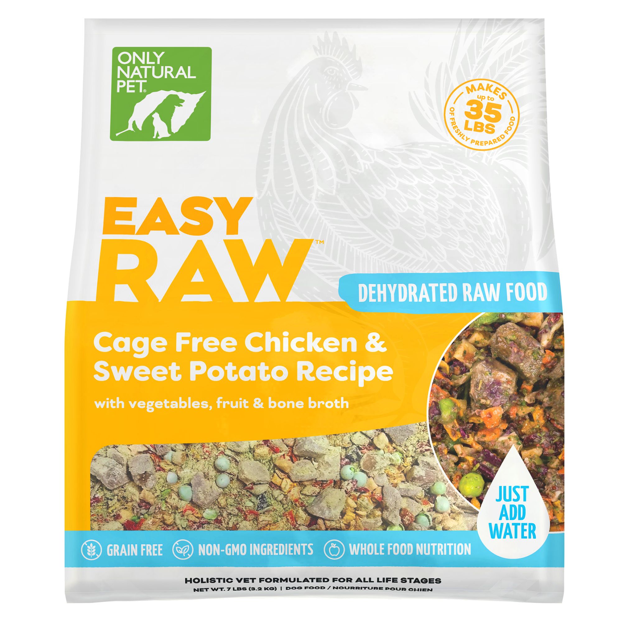 Only Natural Pet EasyRaw Dog Food Raw, Grain Free, Dehydrated