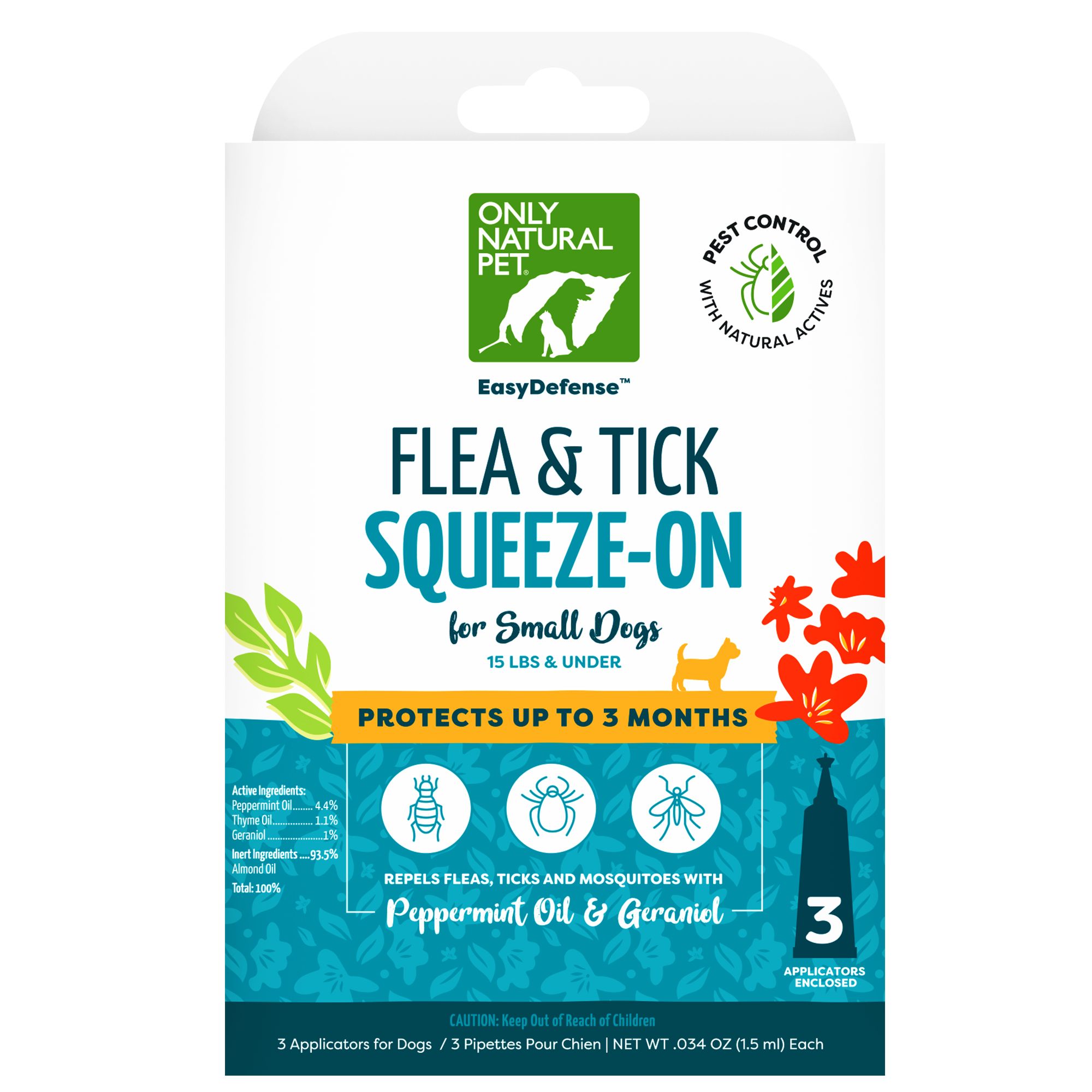 Only Natural Pet EasyDefense Herbal Dog Flea Tick