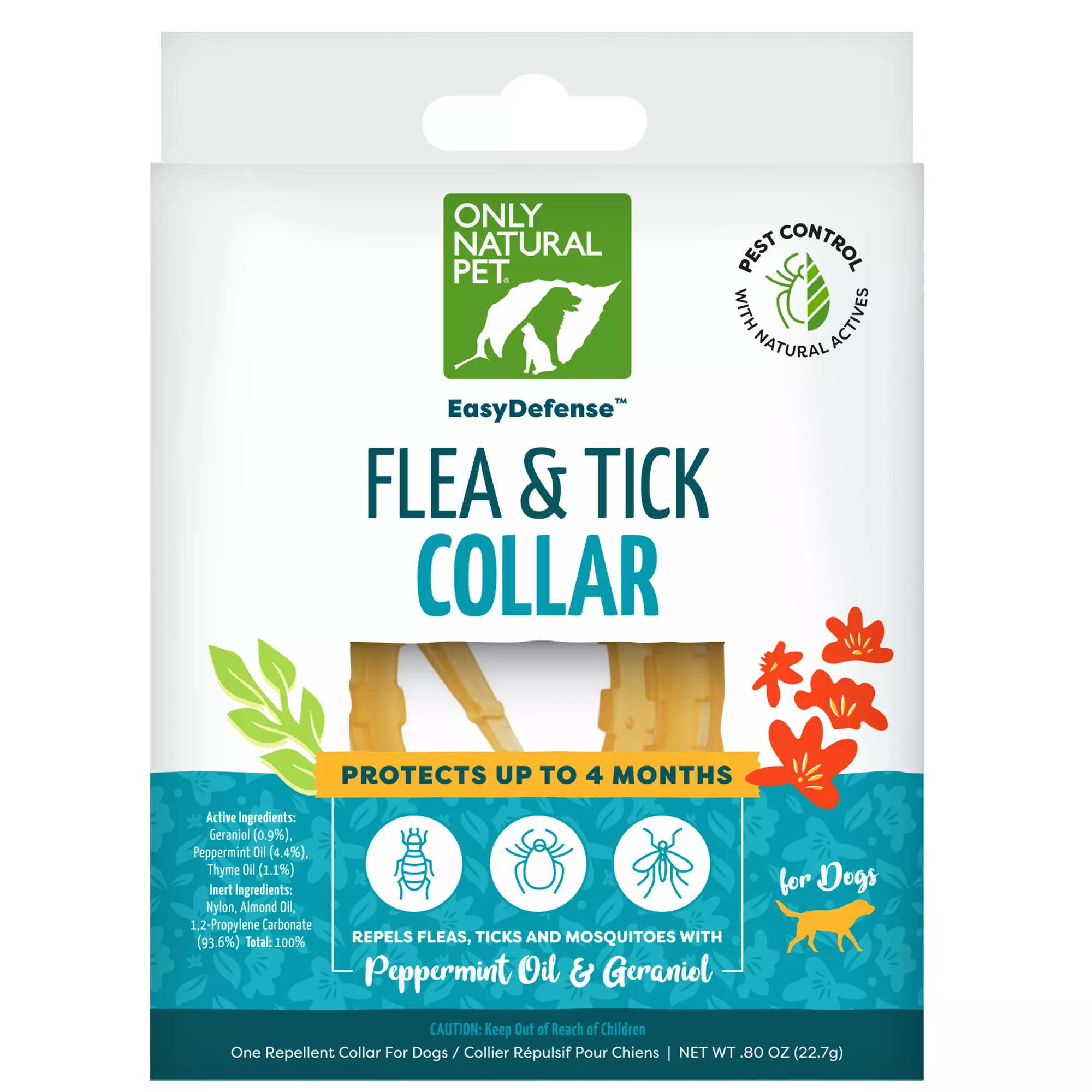 Only Natural Pet® EasyDefense&trade; Dog Flea, Tick & Mosquito Collar