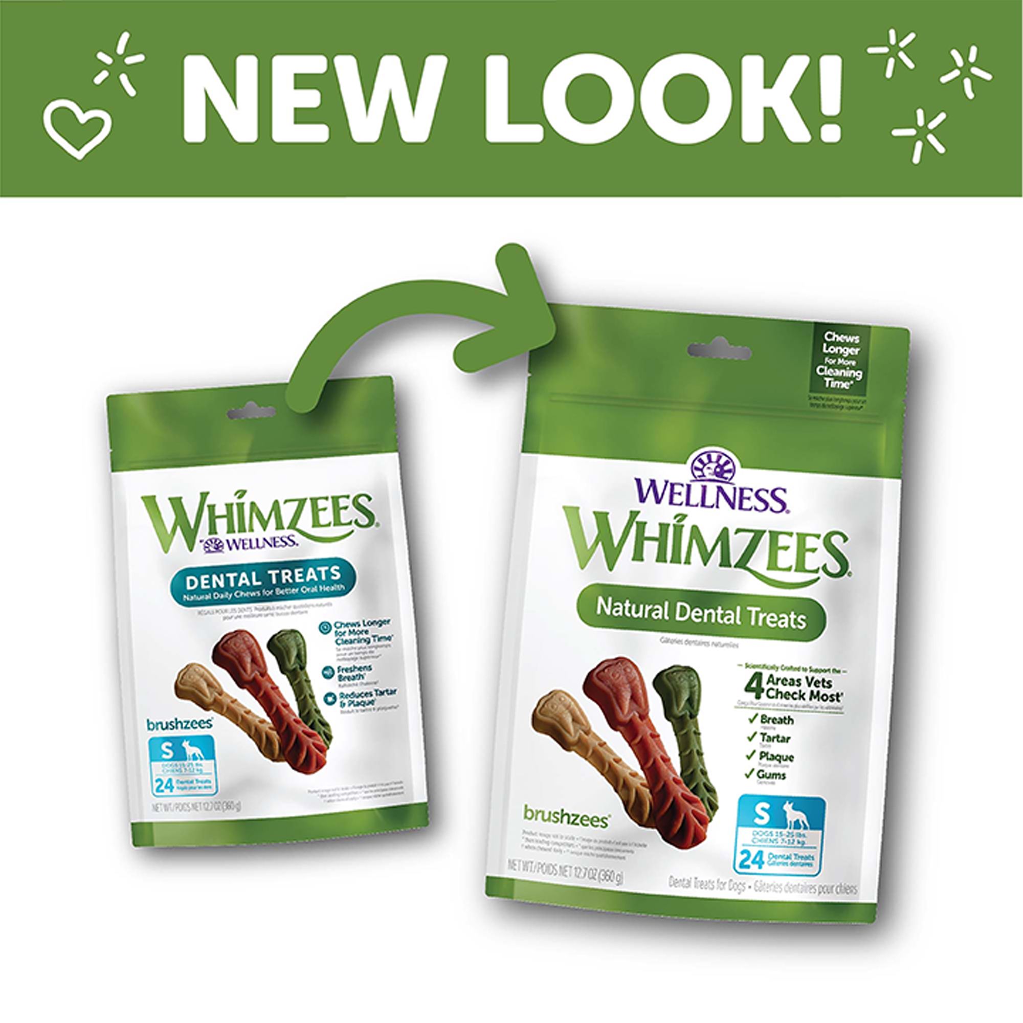 whimzees natural grain free dental dog treats