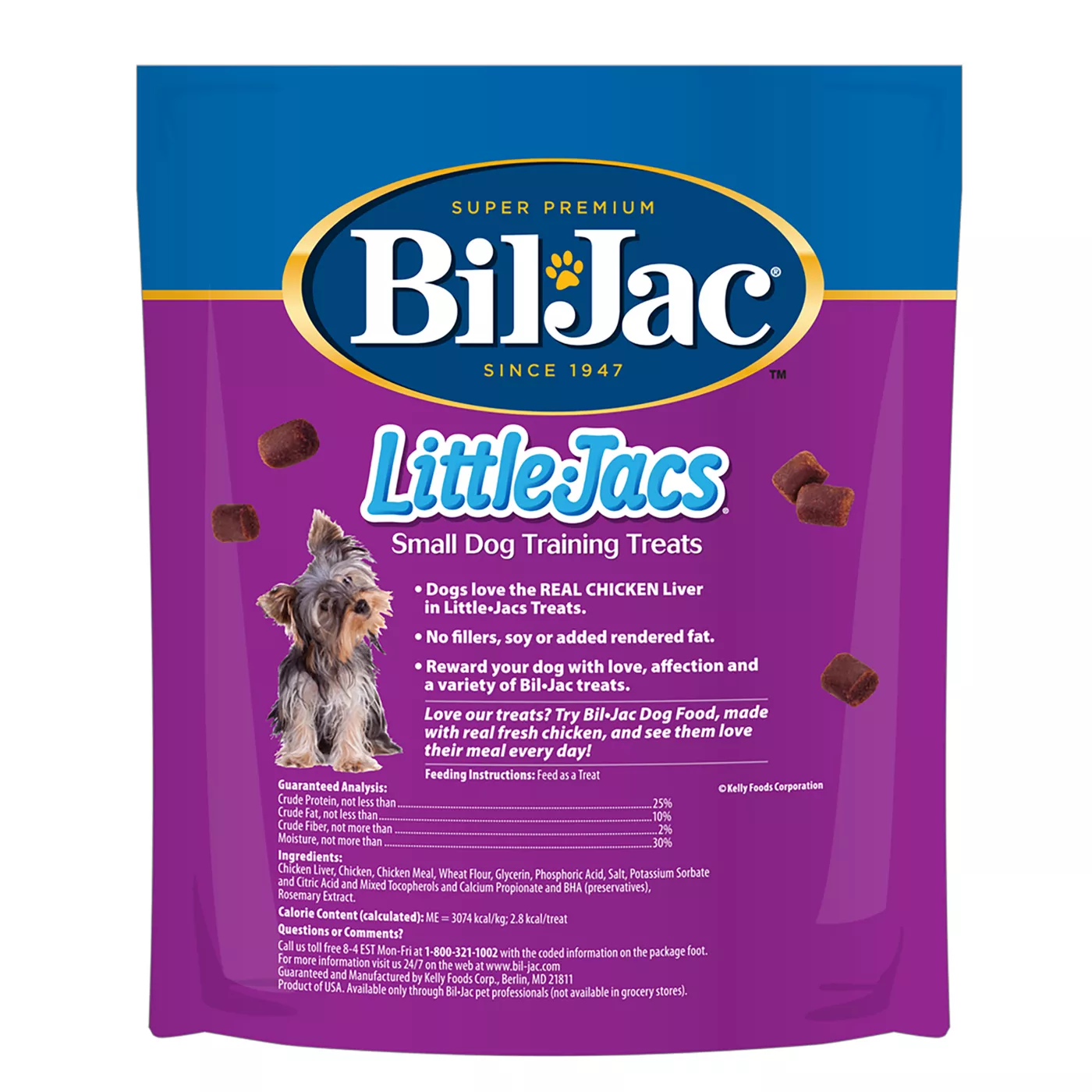 Bil Jac Little Jacs Chicken Liver Small Breed Training Treats