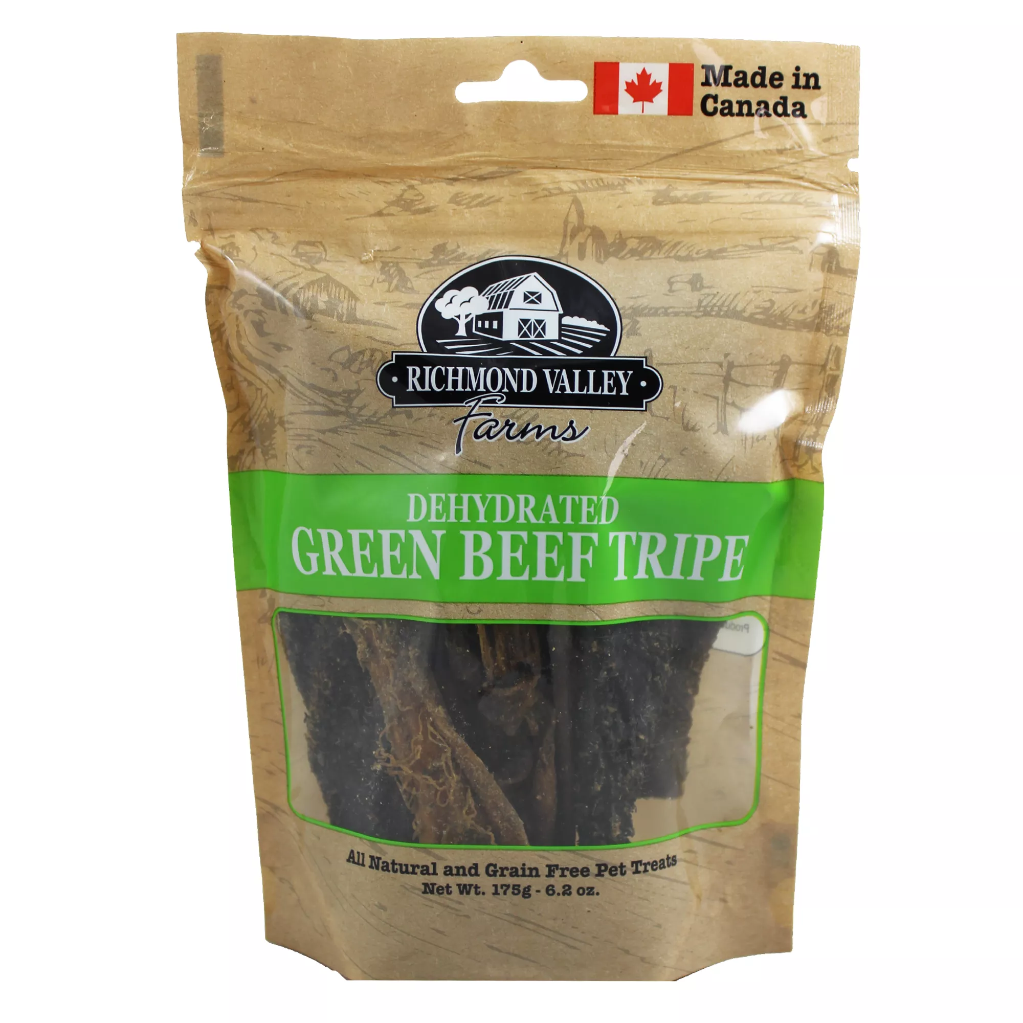 Richmond Valley Farms Green Beef Tripe Dog Treats