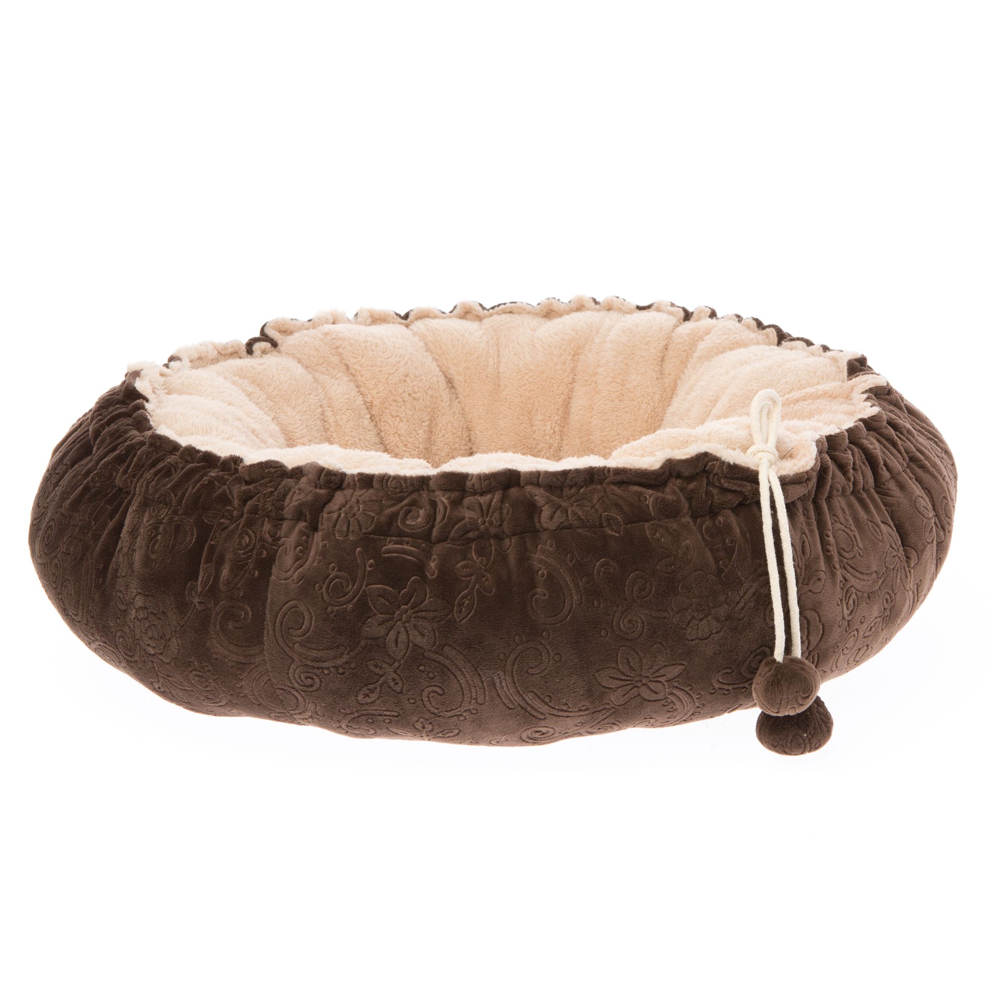 Whisker City® Buttercup Bolster Cat Bed cat Cuddler Beds PetSmart
