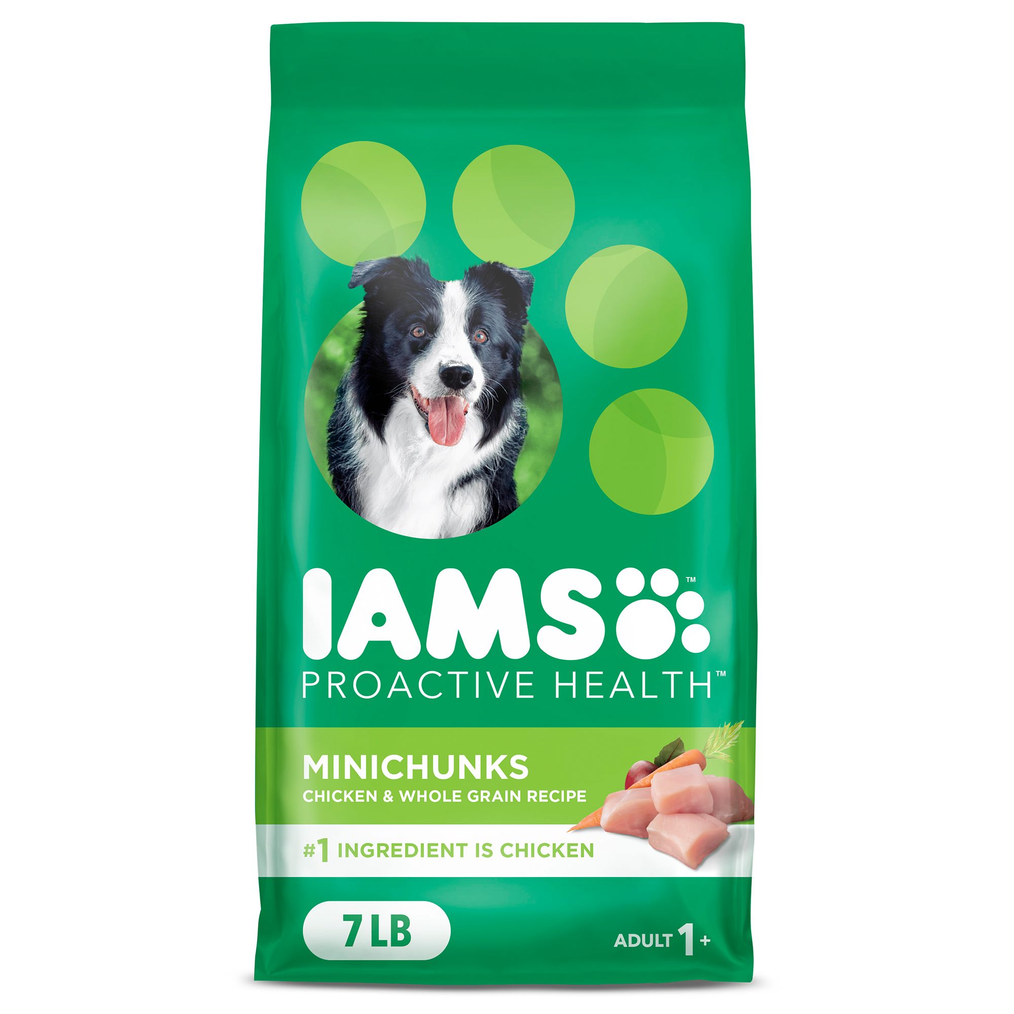 Iams Proactive Health Minichunks Adult Dry Dog Food with Real Chicken Whole Grains