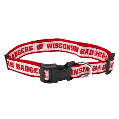 Product Wisconsin Badgers NCAA Dog Collar