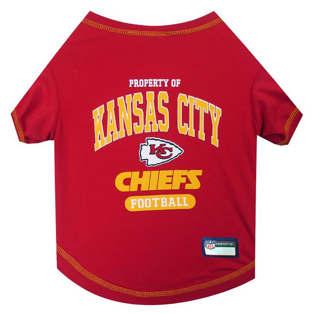 Kansas City Chiefs Pet T-Shirt - Large