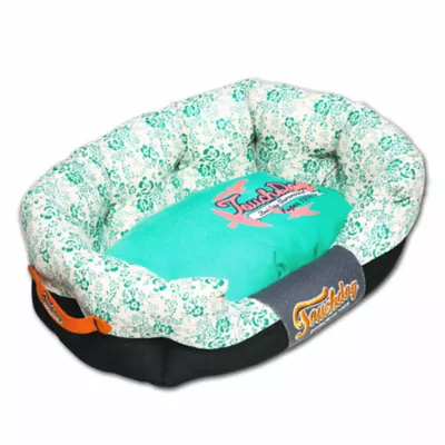 Product Pet Life Ultra Plush Floral Cuddler Dog Bed