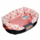 Product Pet Life Ultra Plush Floral Cuddler Dog Bed